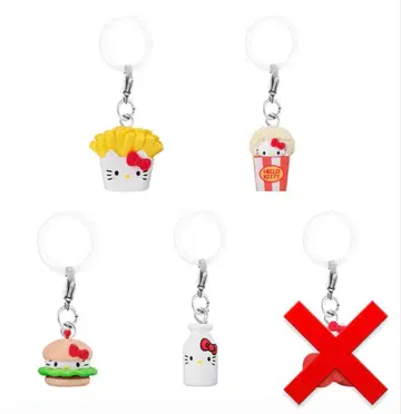 헬로키티 아메리칸 디자인 메지루시 액세서리 4점