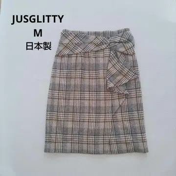 JUSGLITTY 저스길리티 리본 타이트 스커트 하운드투스 일본제