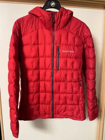 몽벨 이그니스 다운 파카 L 사이즈 고어텍스 레드 컨디션 최상