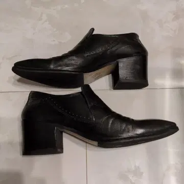 Whoop de doo 블랙 드레스 슈즈 8cm 힐