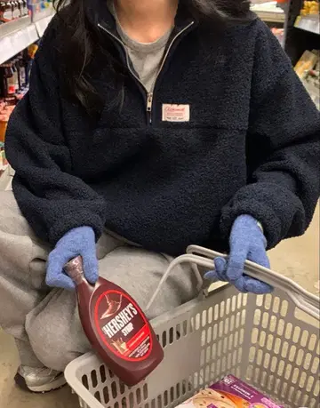 nugu ordinairement 아노락 하프 지퍼 플리스