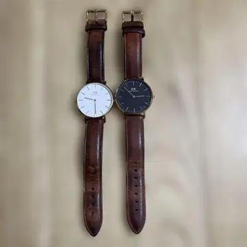 Daniel Wellington 아날로그 손목시계 페어
