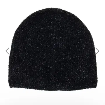Green Parks 라메 니트캡 니트 모자 블랙