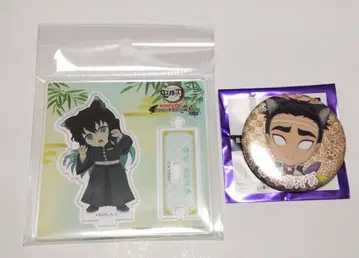 귀멸의 칼날 난자타운 아크릴 스탠드 캔뱃지 무이치로 히메지마