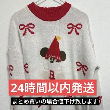 디즈니 크리스마스 니트 스웨터 여성용 릴린린 2025