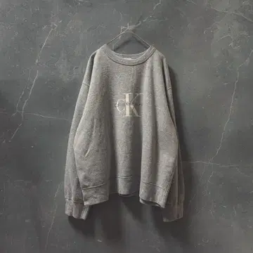 90s 캘빈 클라인 CK 맨투맨 USA 그레이 박스