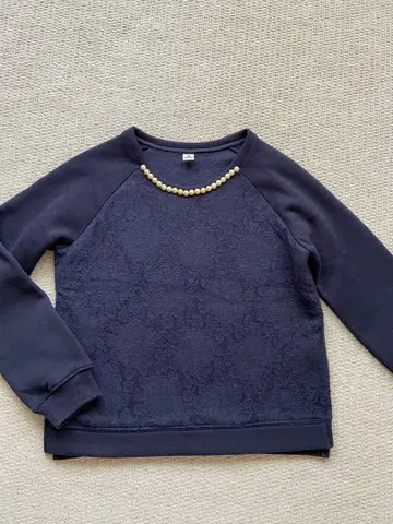 새상품급 BOOGIEWOOGIE 부기우기 펄 장식 티셔츠