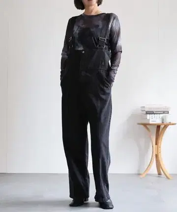 ap 레트로 하이웨스트 데님 살로펫