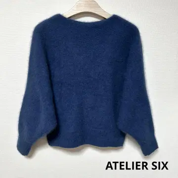 새상품급 ATELIER SIX 아틀리에시 복슬복슬 부드러운 니트 상의