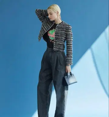 서드 매거진 트위드 자켓