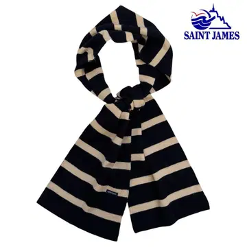 프랑스제 [ 세인트 제임스 ] 울 티셔츠 원단 머플러