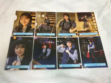 히나타자카46 타케우치 키라리 브로마이드 비가 와도 MV 의상 8종 컴프