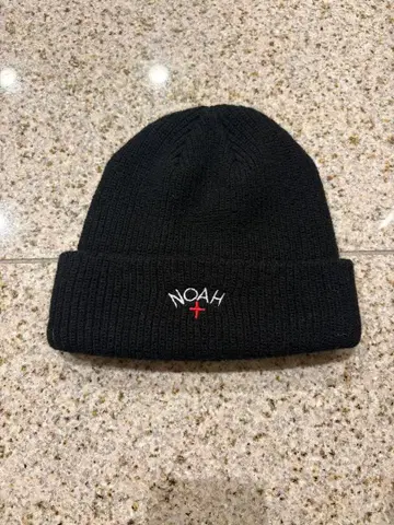 NOAH 니트 모자 블랙