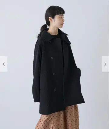 택 포함 새상품 카구레 울 싱글 P코트 어반 리서치 도어스