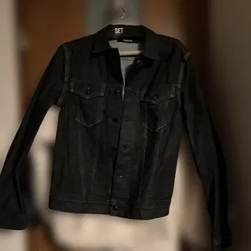 REPLAY 블랙 데님 자켓