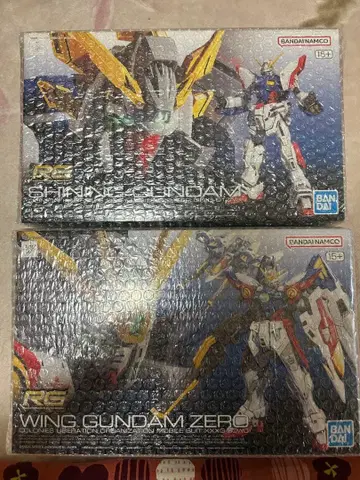RG 윙건담 제로 샤이닝 건담 세트