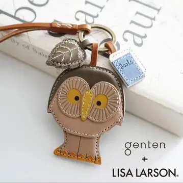 택 포함 새상품 genten x LISA LARSON 와쿠와쿠 참 올빼미