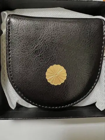 [황궁한정판] 블랙 말발굽형 동전지갑 코인 케이스 블랙 지갑