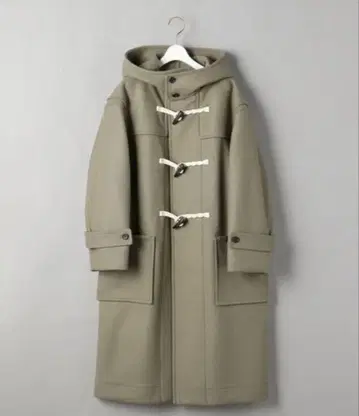 BEAUTY & YOUTH 멜톤 오버 더플 코트