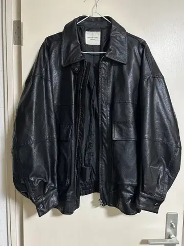 FREAK'S STORE 벌룬 실루엣 가죽 자켓