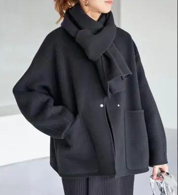 스픽 앤 스팬 비버 토끼털 숏코트 36