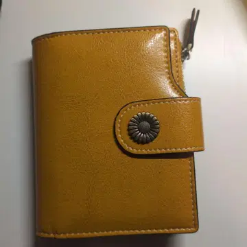 빈티지 스타일 리얼 가죽 지갑 천연 가죽 접이식 지갑 미니 지갑