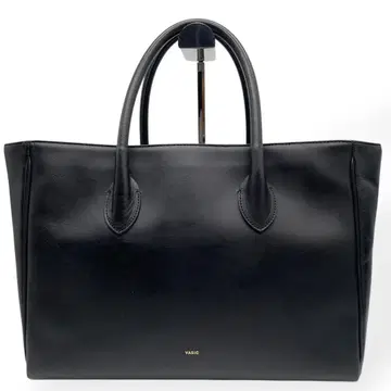 새상품급 vasic 바직 토트백 가죽 천연 가죽 블랙