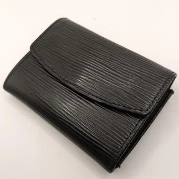 블랙 가죽 코인 케이스