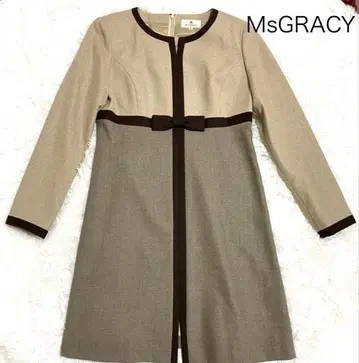 엠즈 그레이시 바이컬러 원피스 빅 가을/겨울 울