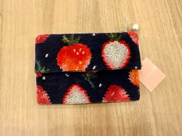 [ FEILER ] 스트로베리 도트 티슈 케이스 마스크 파우치