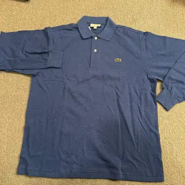 LACOSTE 네이비 피케 셔츠 사이즈 5