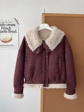 겨울 나들이에 따뜻한 보아털 자켓! 모임, 데이트에 딱!