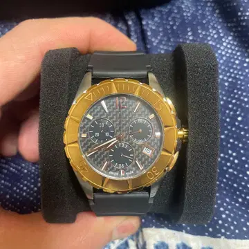 Gc 쿼츠 손목시계 GC.3350.11 골드/블랙