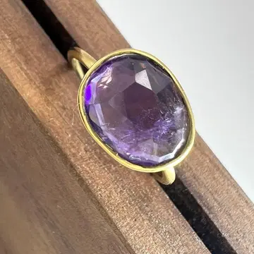 알티다우드 자수정 반지 K10