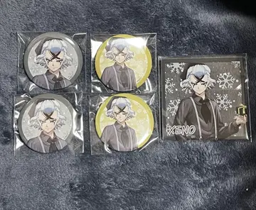 Dr.STONE NATSLIVE CAFE 캔뱃지 코스터 제노