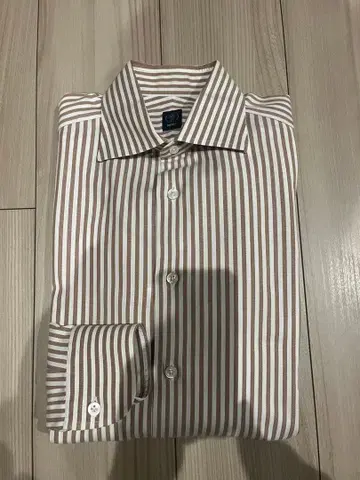 BEAMS F 스트라이프 드레스 셔츠 알코디오 38 새상품급