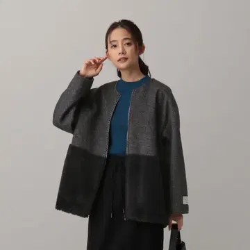 GLOBAL WORK 울 트윌 절개 자켓