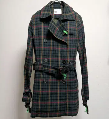 닥스 DAKS 트렌치코트 이너 포함 체크 무늬