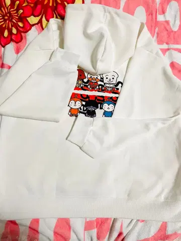 정말 귀여운 호빵맨 캐릭터 총집합 긴팔 셔츠 세균맨 XL 상당