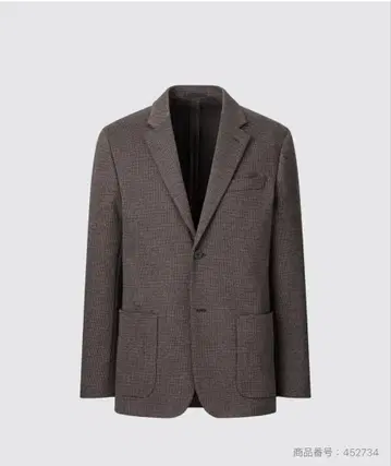 컴포트 2B 자켓/체크무늬