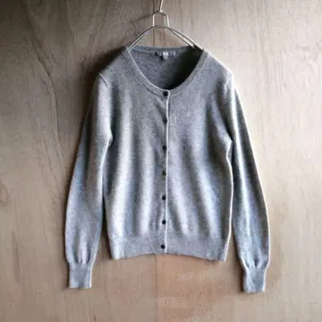 유니클로 캐시미어 100% 푹신푹신 쫀득쫀득 마쉬멜로우 가디건 S