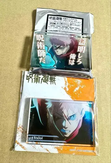 주술회전 시부야 사변 아크릴 블록 주술회전 이타도리 유우지 2세트