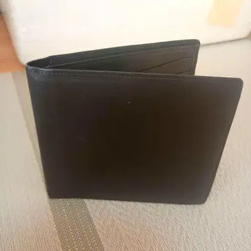 [ 던힐 ] 블랙 가죽 접이식 지갑