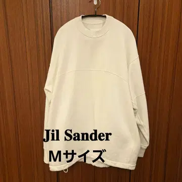 질 샌더 M 사이즈 화이트 트레이닝복