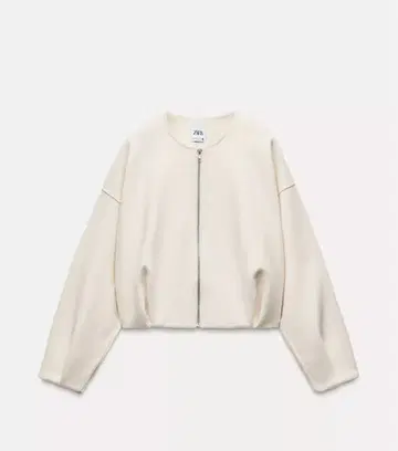 ZARA 소프트 퍼프 봄버 자켓 사이즈 S