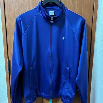 Champion 보라색 집업 자켓 L 사이즈