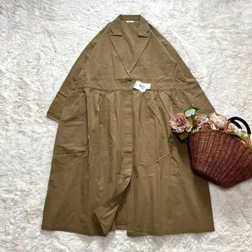 미사용 블리스번치 Bliss bunch 코트 원피스 베이지 F