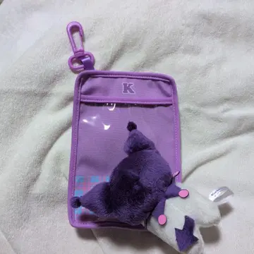 산리오 캐릭터 봉제 인형 포함 파우치 쿠로미