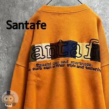 [ 일본제 ] 산타페 로고 자수 맨투맨 트레이닝복 구제 의류 빈티지