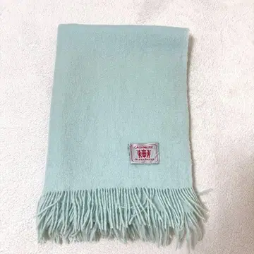 마에하라 코에이 상점 캐시미어 100% 스톨 변색 있음